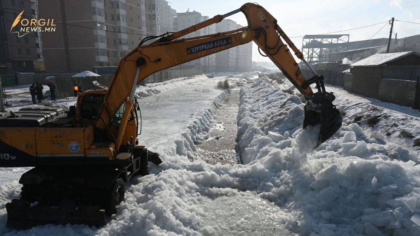 Нийслэлийн зарим байршилд голуудын халиа 25-35 см нэмэгдсэн байна