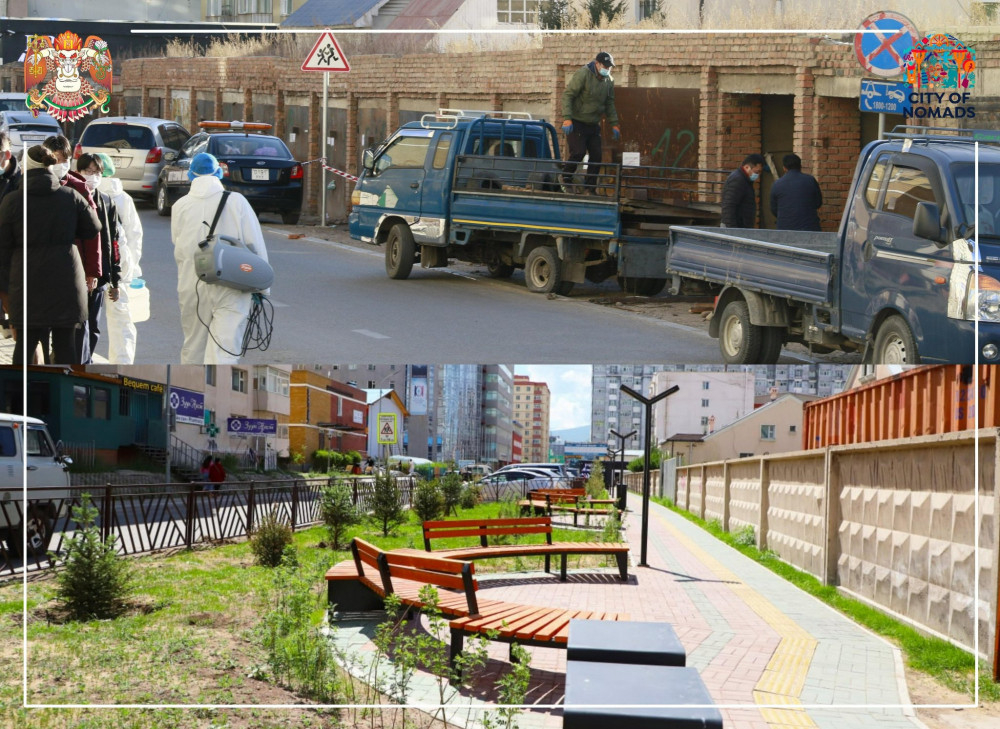 Баянзүрх дүүргийн 25 дугаар хороонд гарааш буулгаж, нийтийн зориулалтаар тохижуулжээ