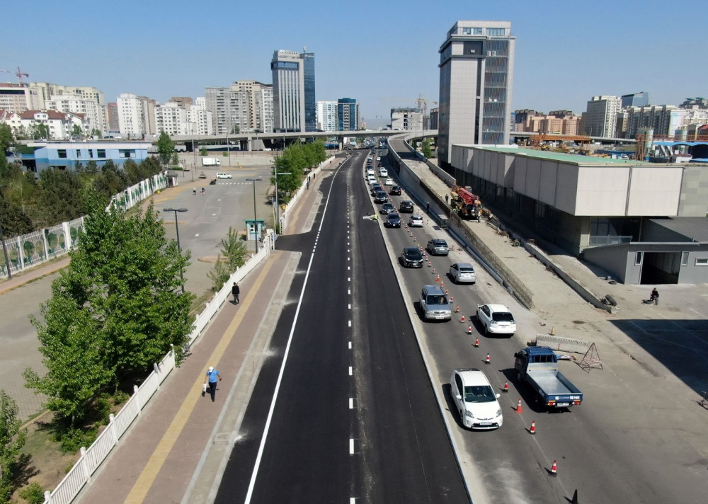 Энхтайваны гүүрнээс Олимпын гүүр хүртэлх замын урд урсгалын хөдөлгөөнийг хязгаарлана