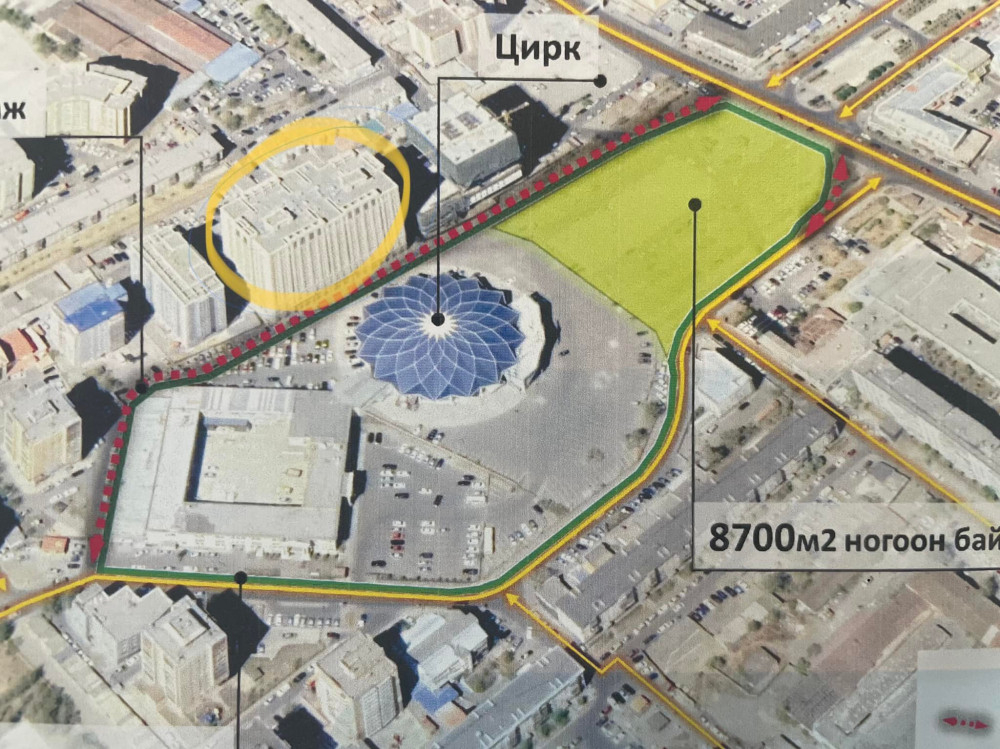 Циркийг тойрсон авто зам, гүйлтийн зам, ногоон байгууламжтай болно