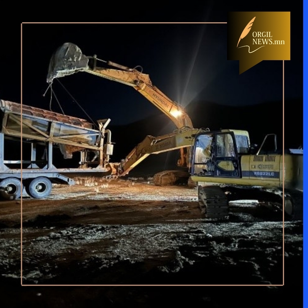 Хууль бусаар тусгай зөвшөөрөлгүй талбайд ашигт малтмал олборлож байсан этгээдүүдийг илрүүлжээ