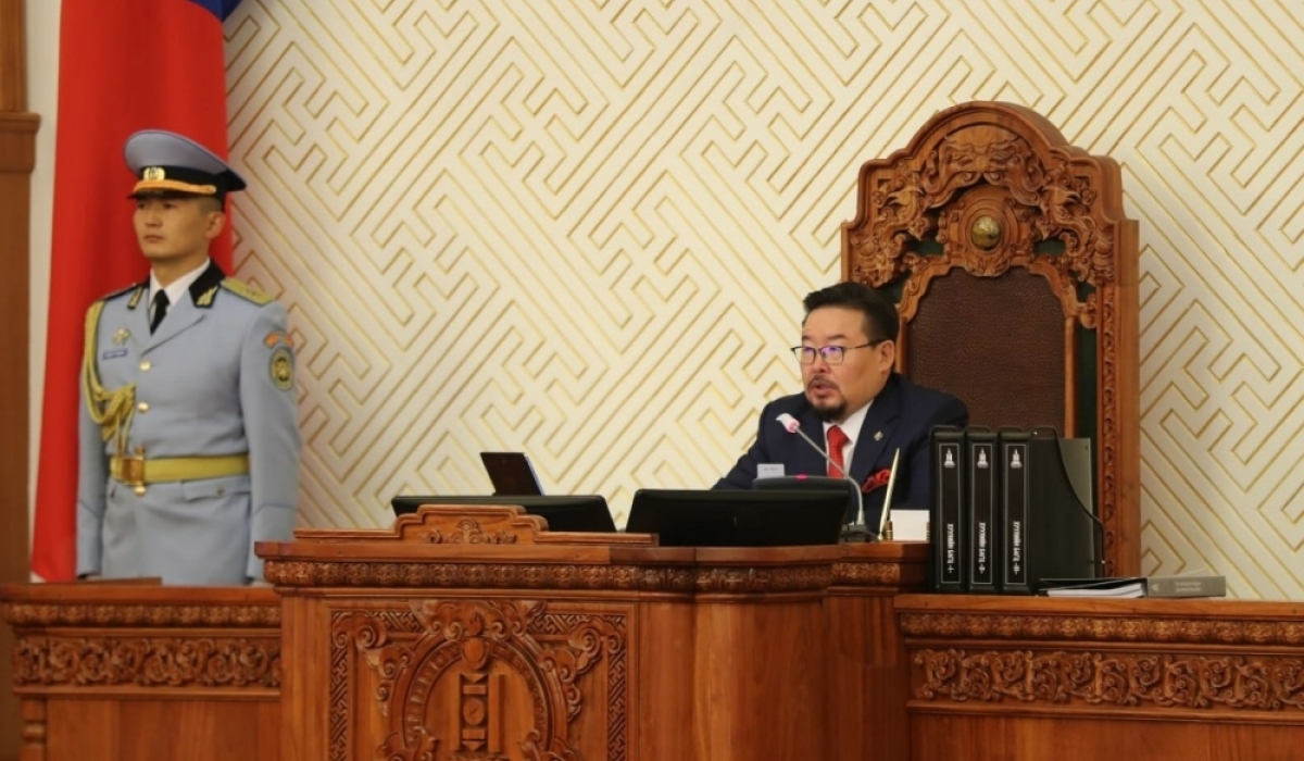 Монгол Улсын Их Хурлын 2022 оны намрын ээлжит чуулганыг нээж Улсын Их Хурлын дарга Г.Занданшатарын хэлсэн үг