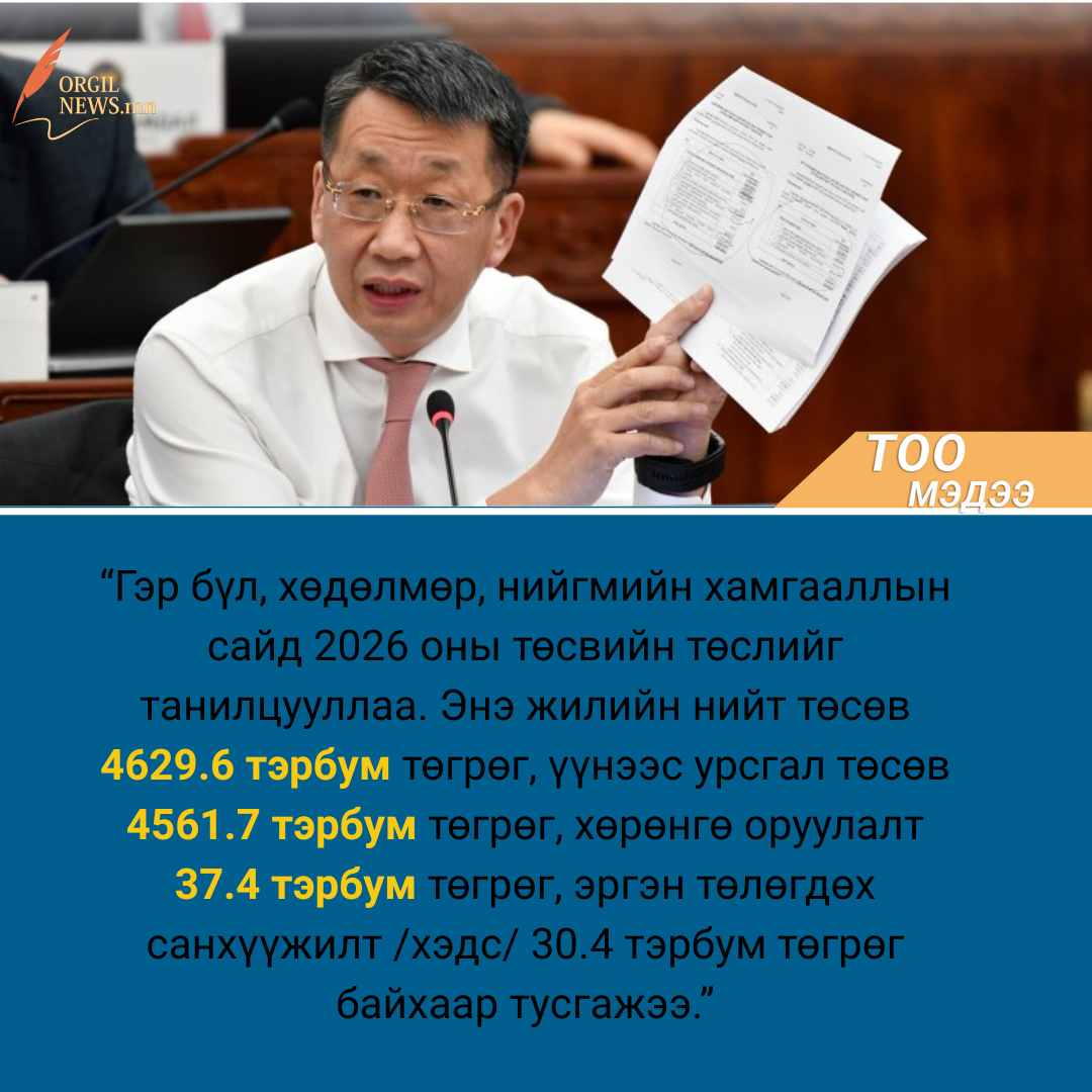 Тоо  мэдээ